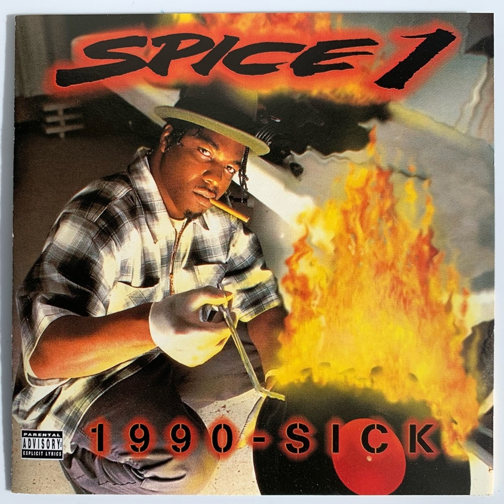 1990-SICK By Spice 1 CD 886974960126 Jive 01241-41583-2 Hip Hop Gangsta G-Funk
